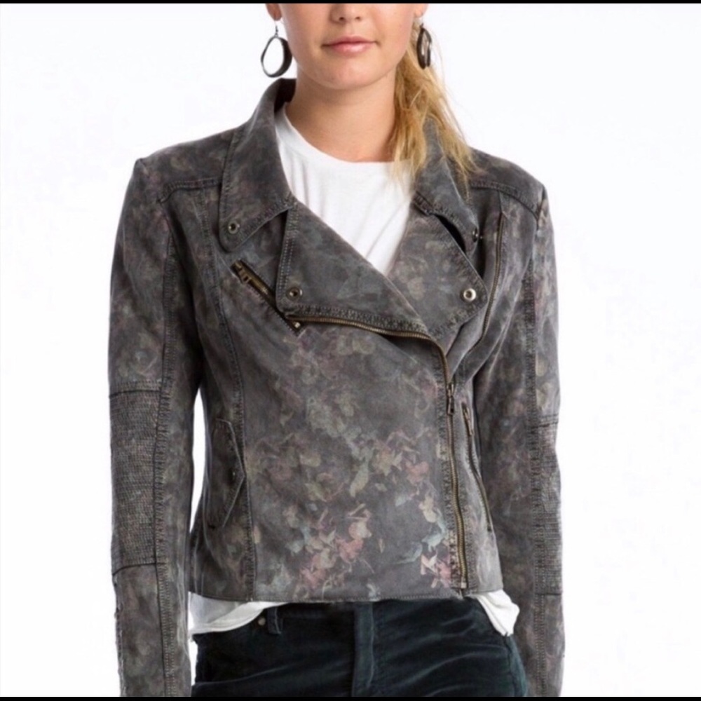 Marrakech Marni Scuba Vegan Suede Moto Jac…